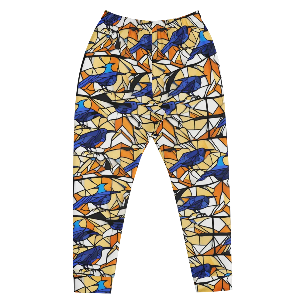 Stained Sky on Men's Joggers — Front