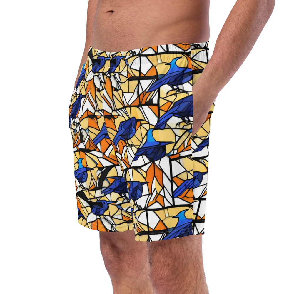 Stained Sky on Swim Trunks — Left Front