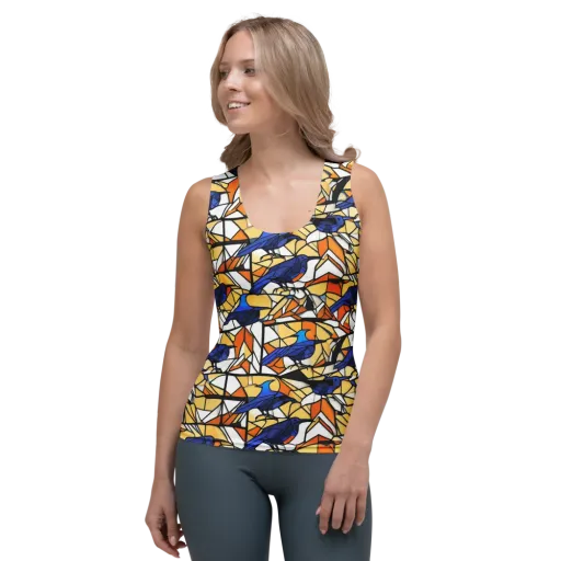 Stained Sky on a Women's Tank Top