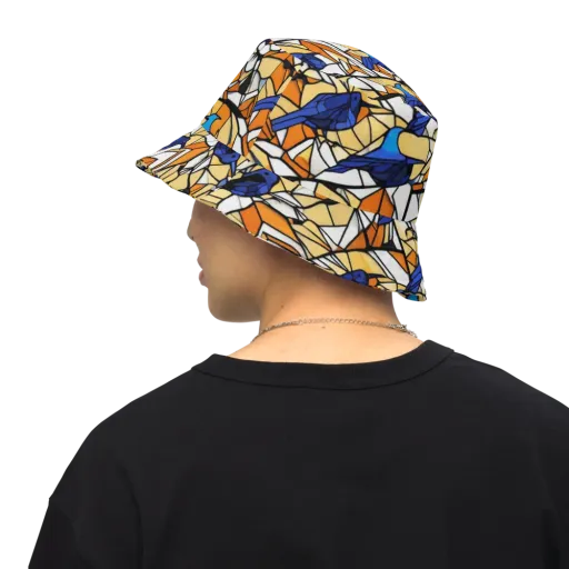 Stained Sky on a Reversible Bucket Hat