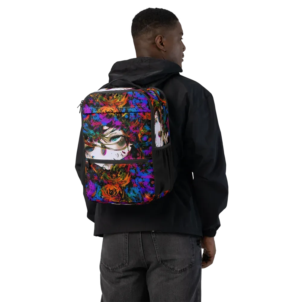 Sultry Smoke on Utility Backpack — Back