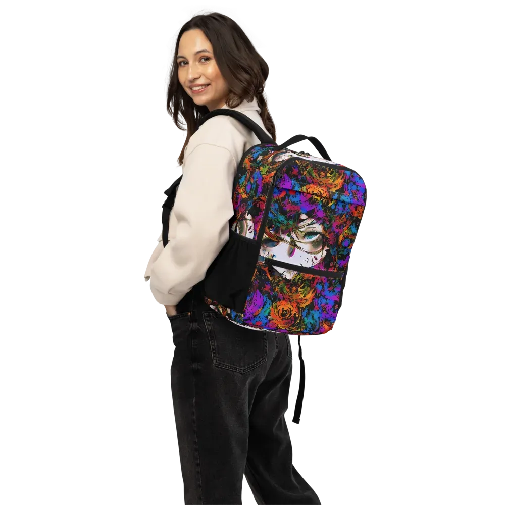 Sultry Smoke on Utility Backpack — Back