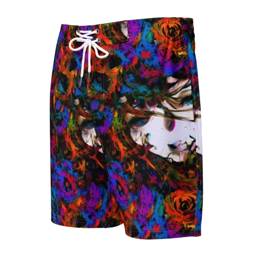 Sultry Smoke on a Men's Board Shorts