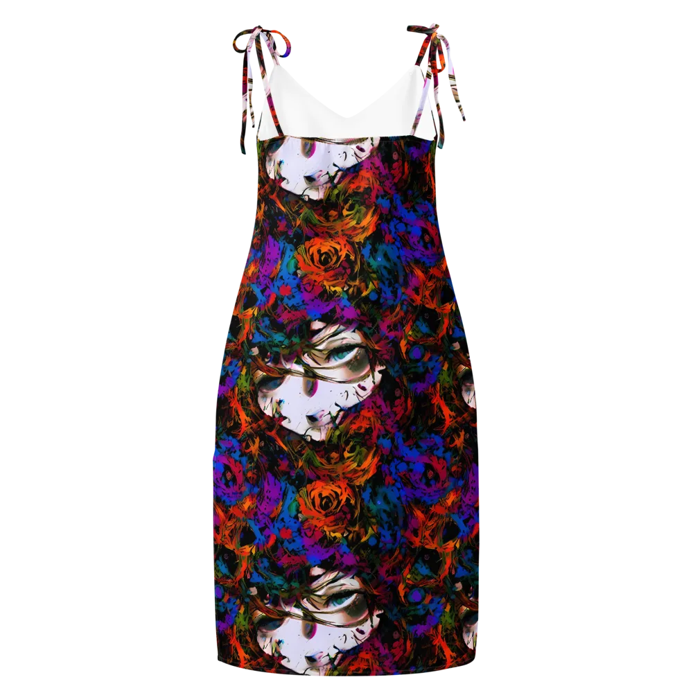 Sultry Smoke on Slip Dress — Back
