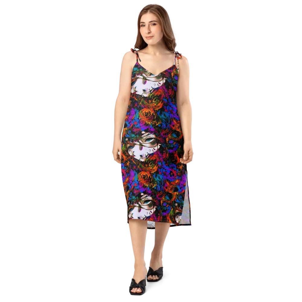 Sultry Smoke on Slip Dress — Front