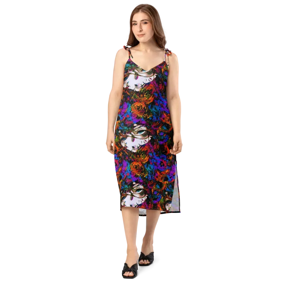Sultry Smoke on Slip Dress — Front