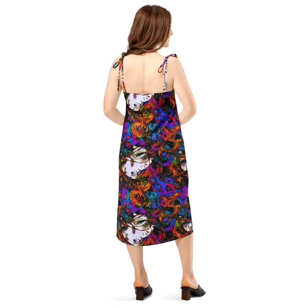 Sultry Smoke on Slip Dress — Back