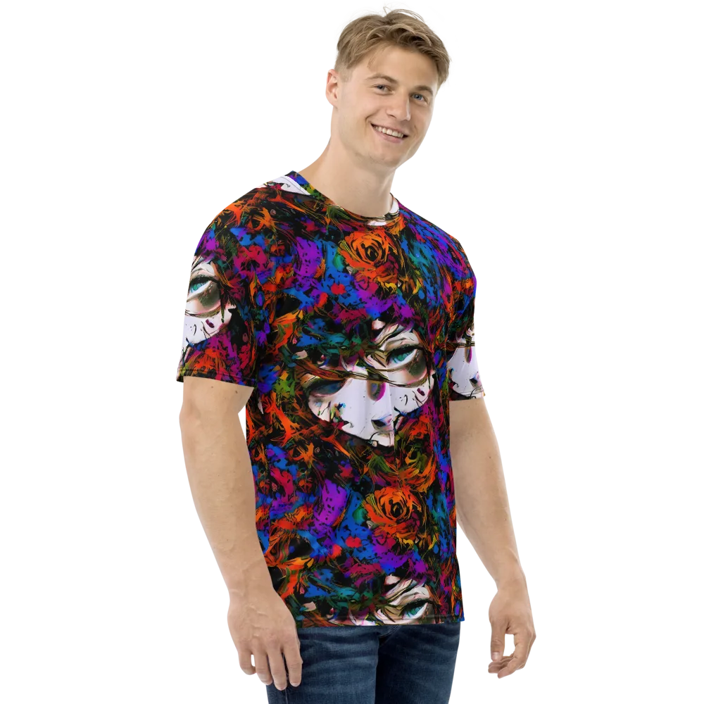 Sultry Smoke on Men's Crew Neck T-Shirt — Right
