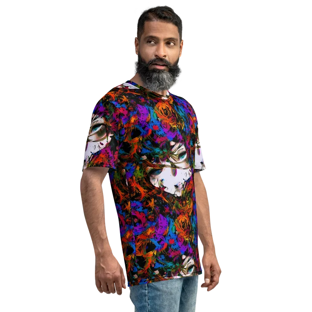 Sultry Smoke on Men's Crew Neck T-Shirt — Right