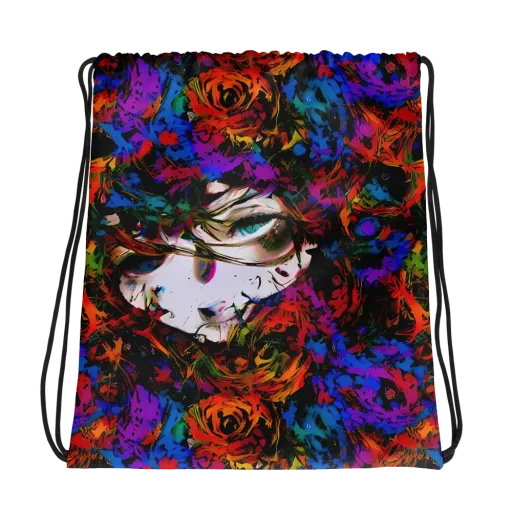 Sultry Smoke on a Drawstring Bag