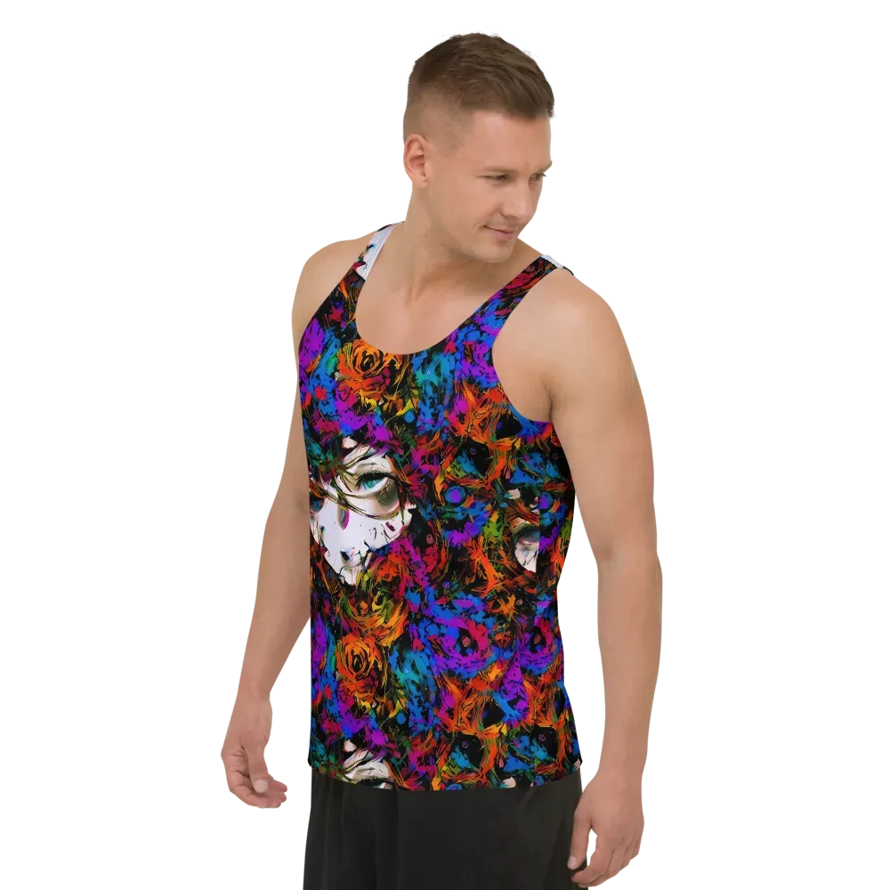 Sultry Smoke on Men's Tank Top — Left Front