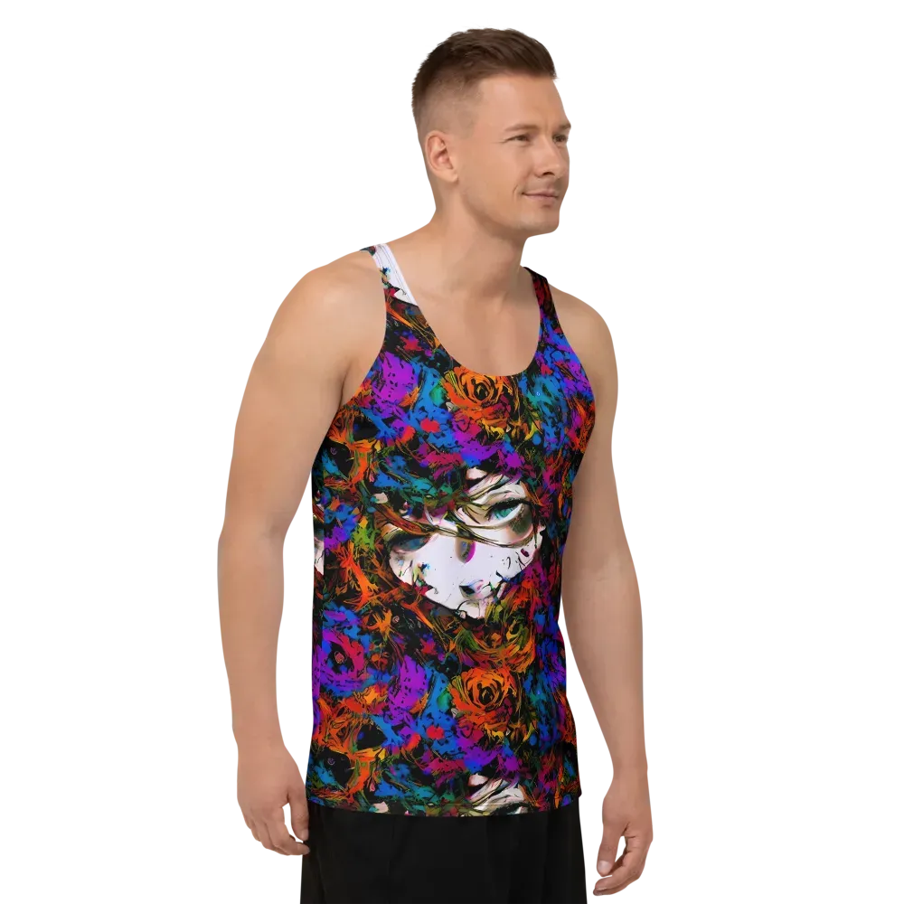 Sultry Smoke on Men's Tank Top — Right Front