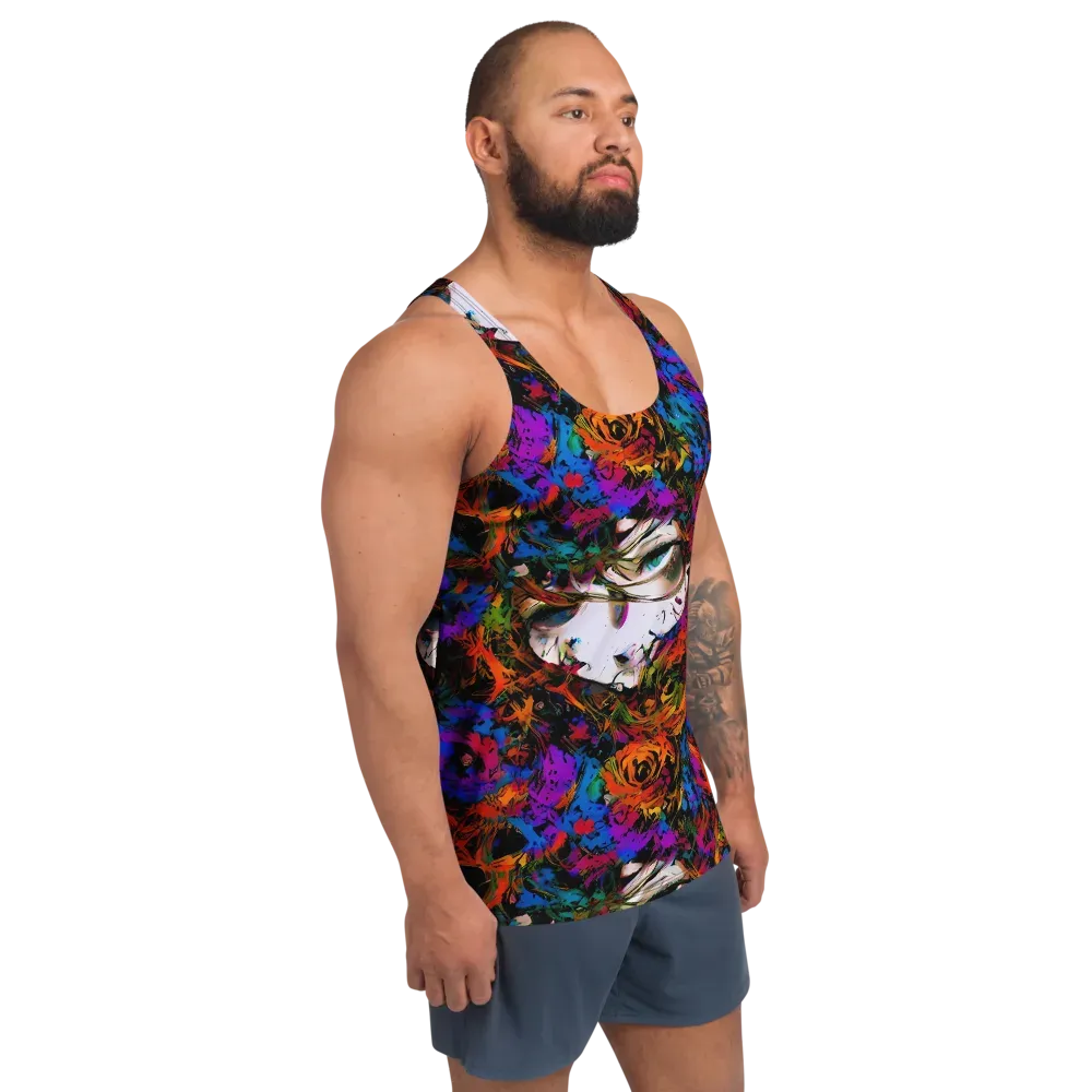 Sultry Smoke on Men's Tank Top — Right Front