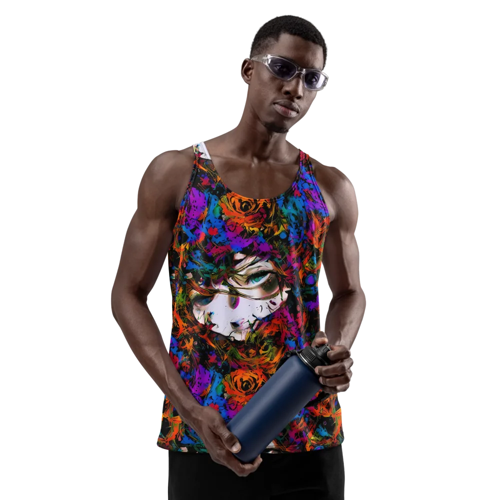 Sultry Smoke on Men's Tank Top — Front