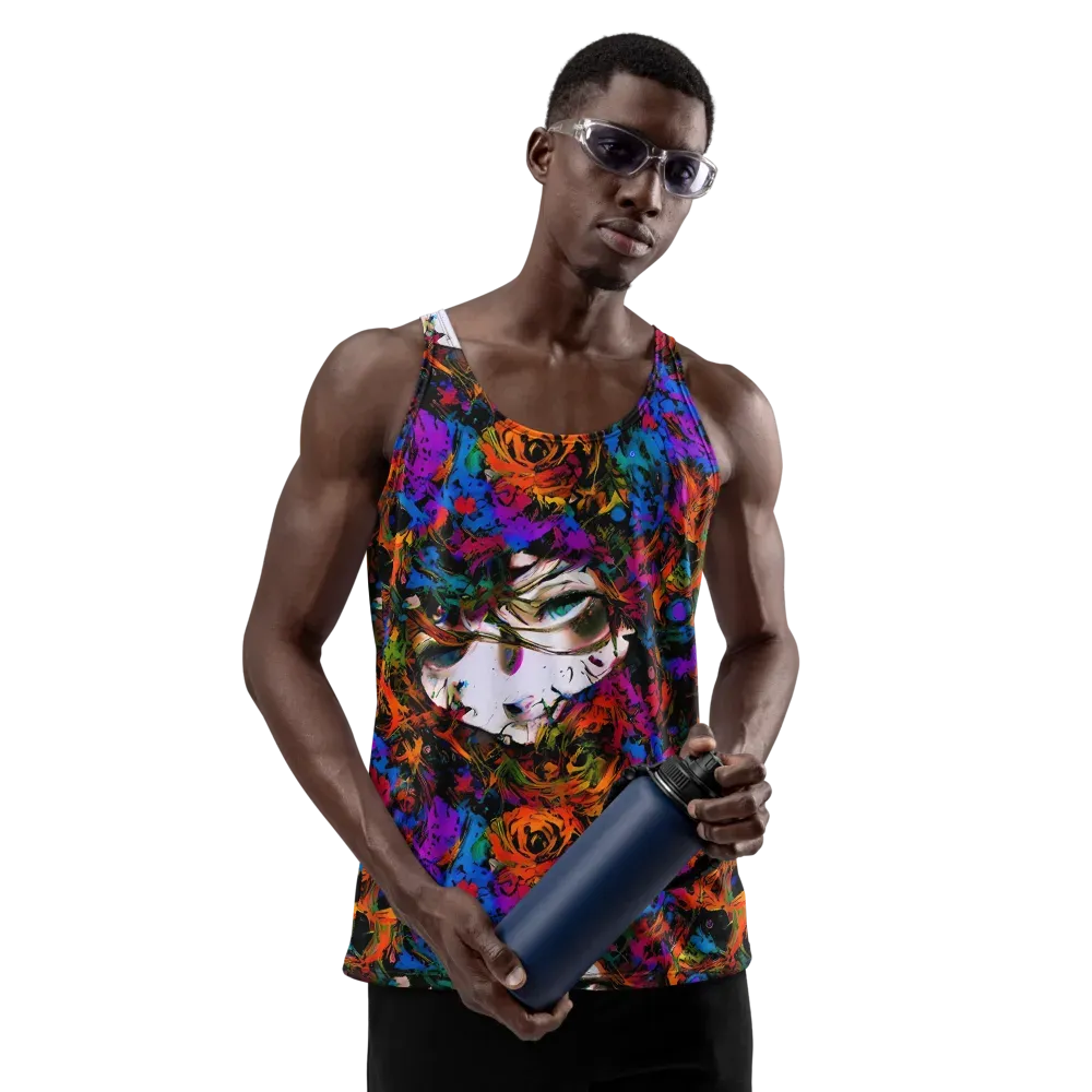 Sultry Smoke on Men's Tank Top — Front