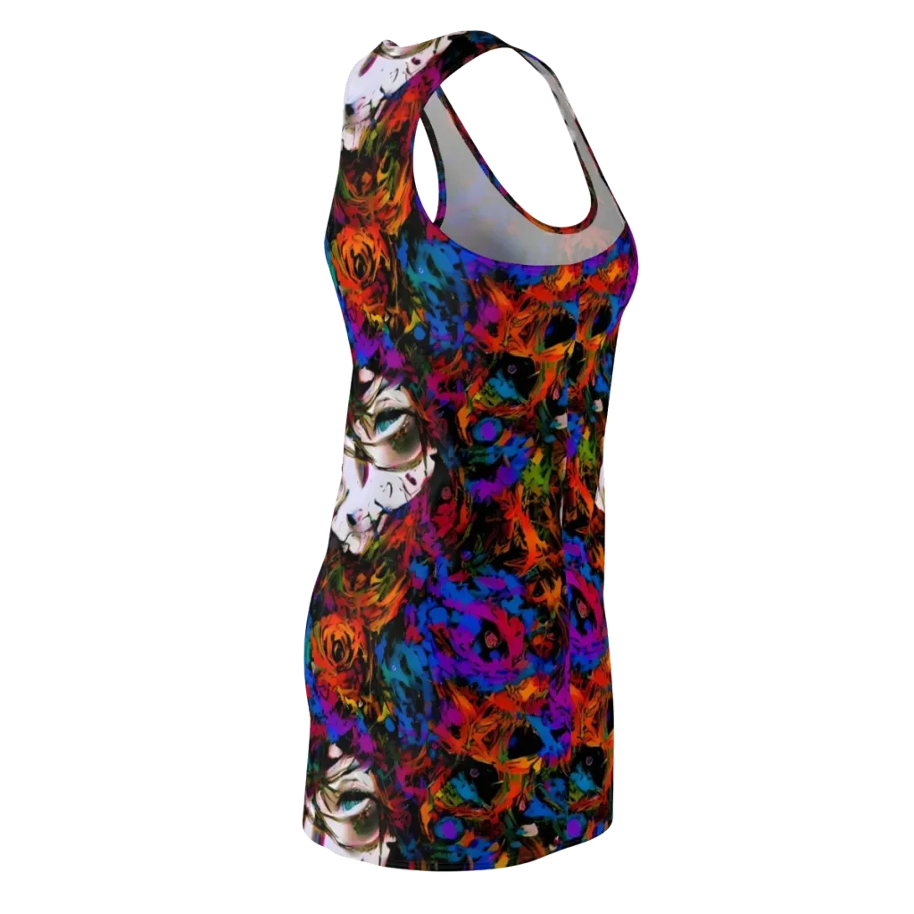 Sultry Smoke on Racerback Dress — Back Side