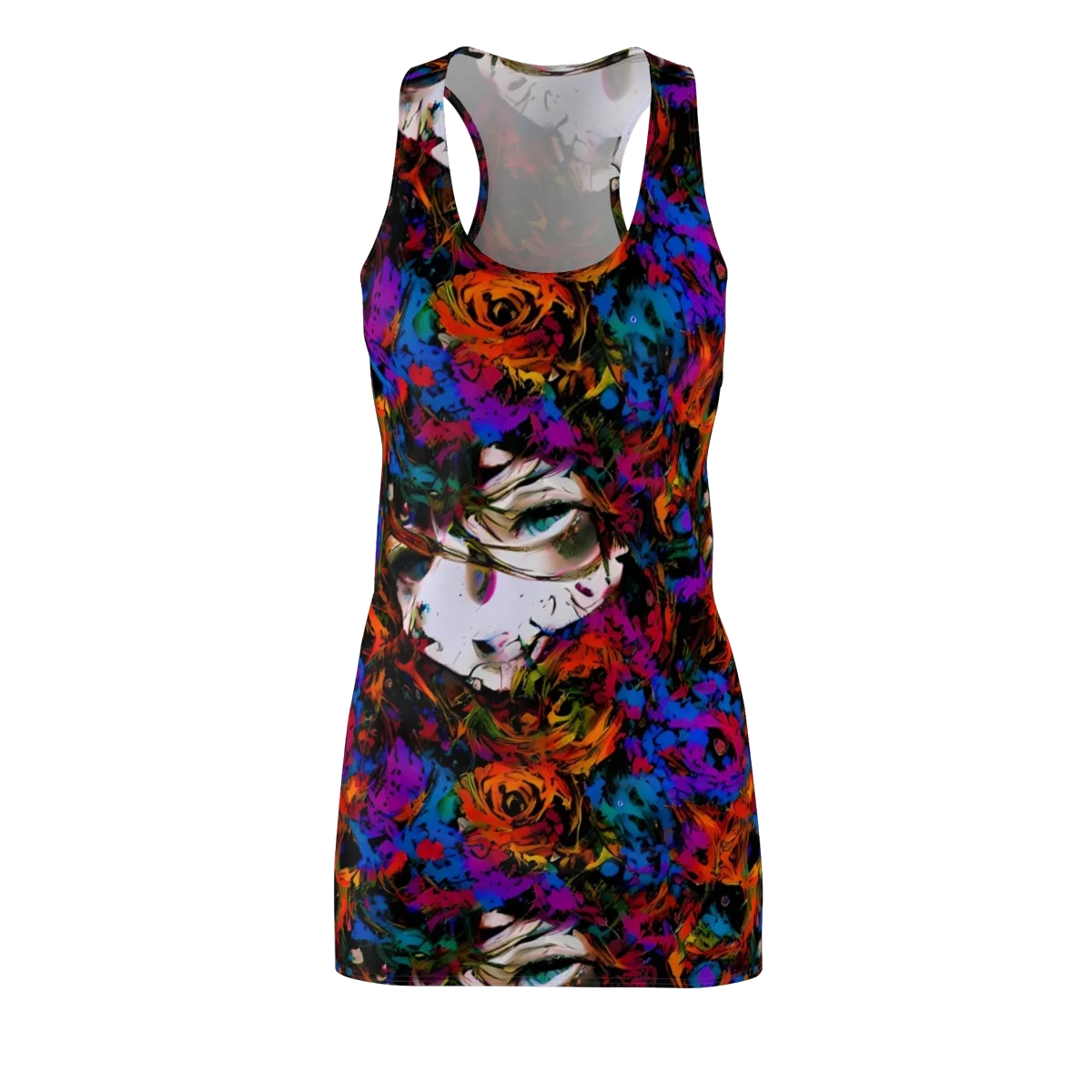 Sultry Smoke on Racerback Dress — Front