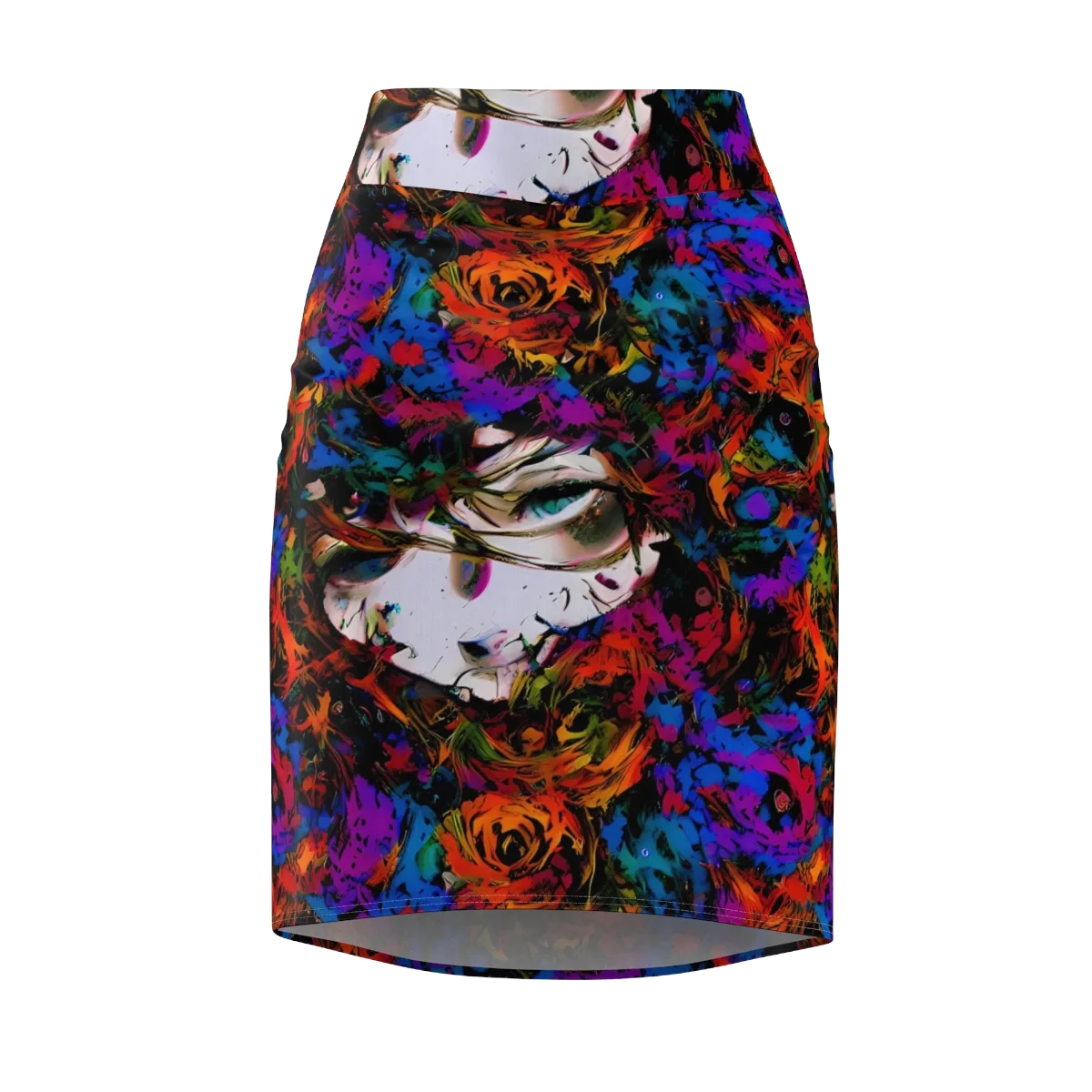 Sultry Smoke on Pencil Skirt — Front