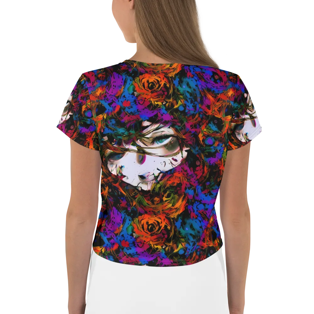 Sultry Smoke on Crop Tee — Back