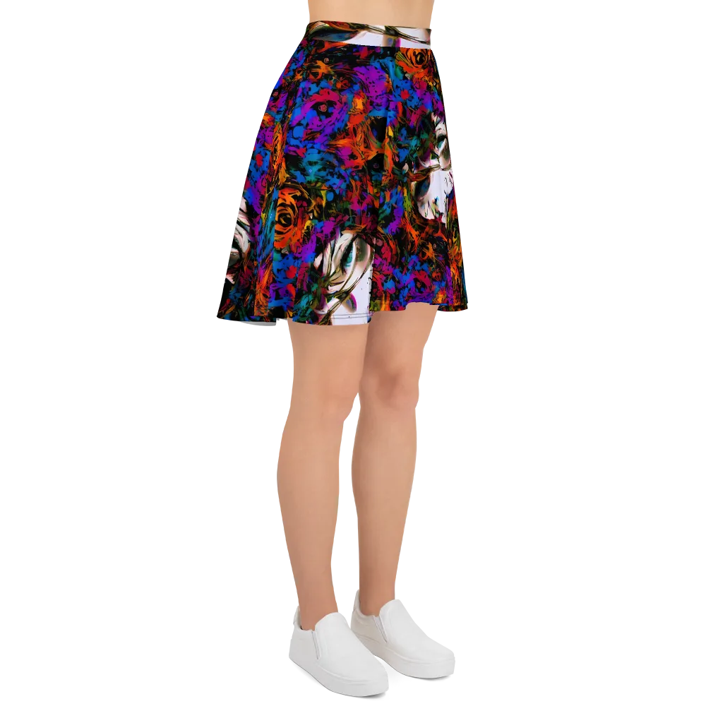 Sultry Smoke on Skater Skirt — Right