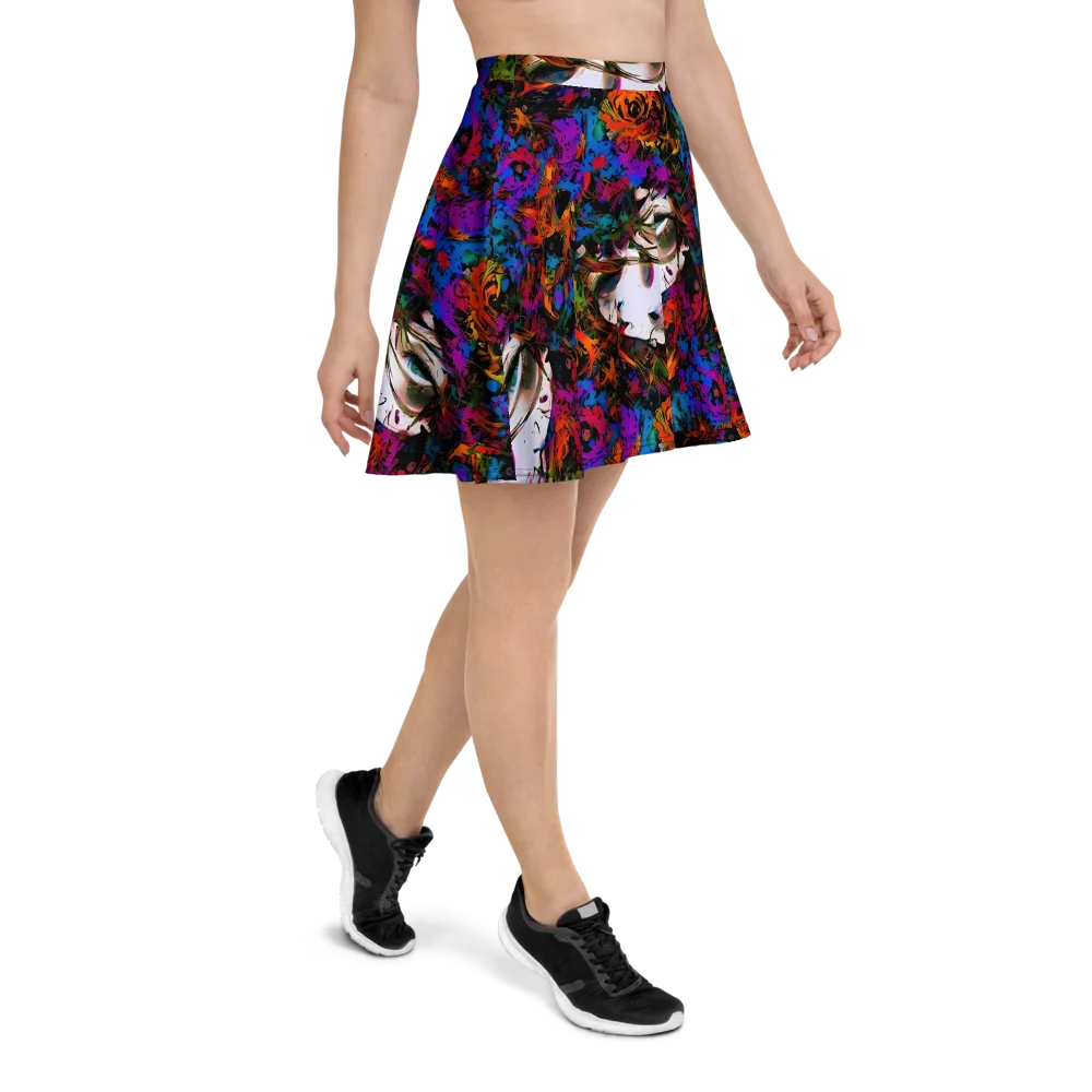 Sultry Smoke on Skater Skirt — Right