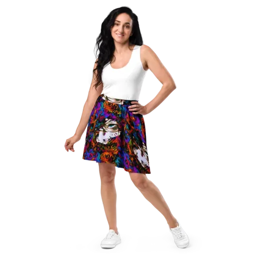 Sultry Smoke on a Skater Skirt