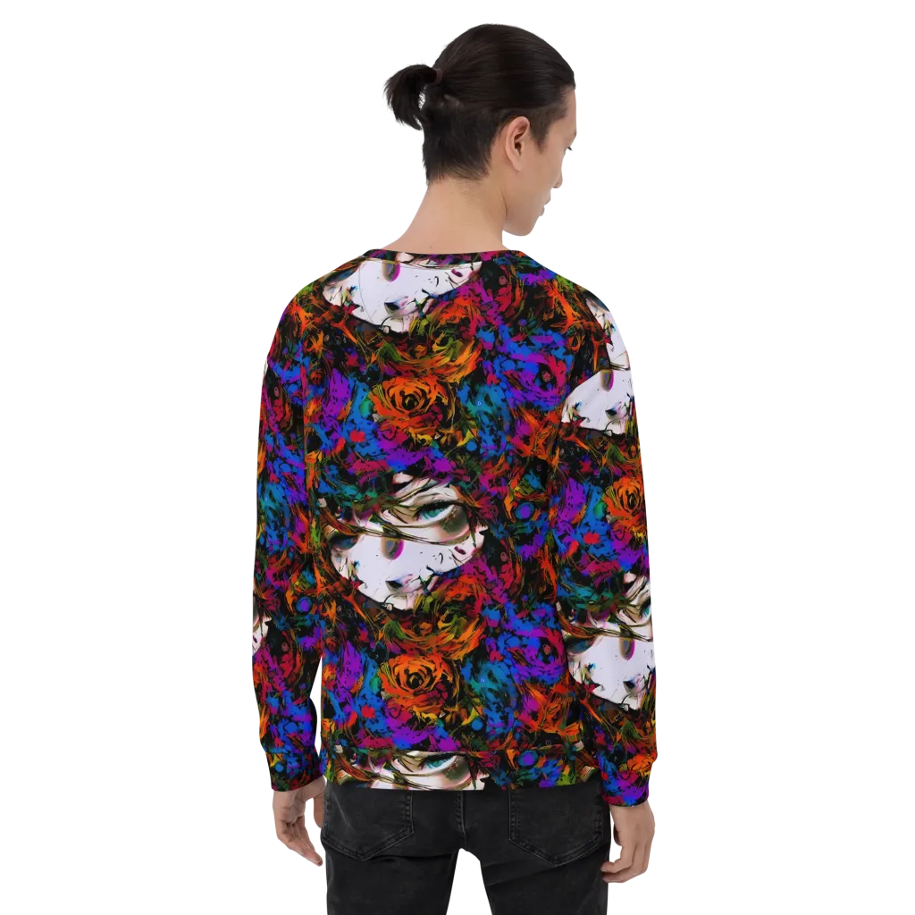 Sultry Smoke on Sweatshirt — Back