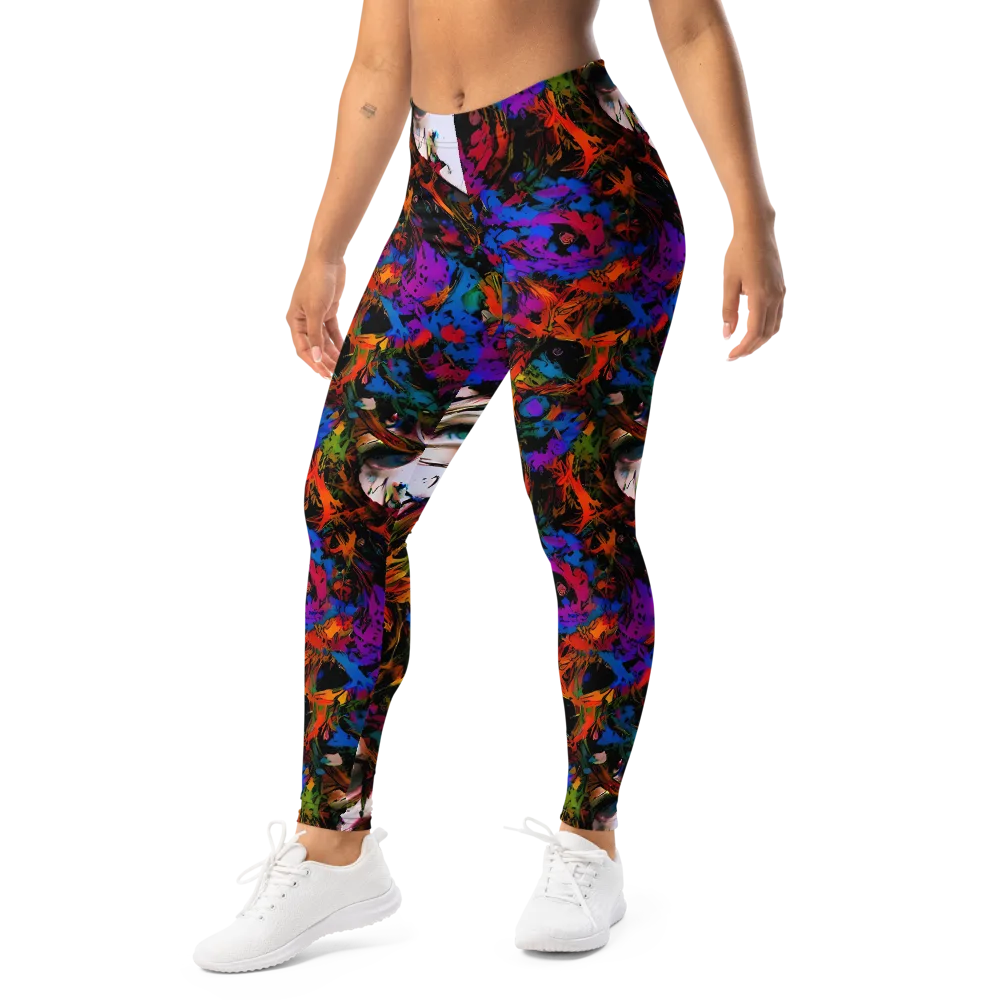 Sultry Smoke on Leggings — Left Front
