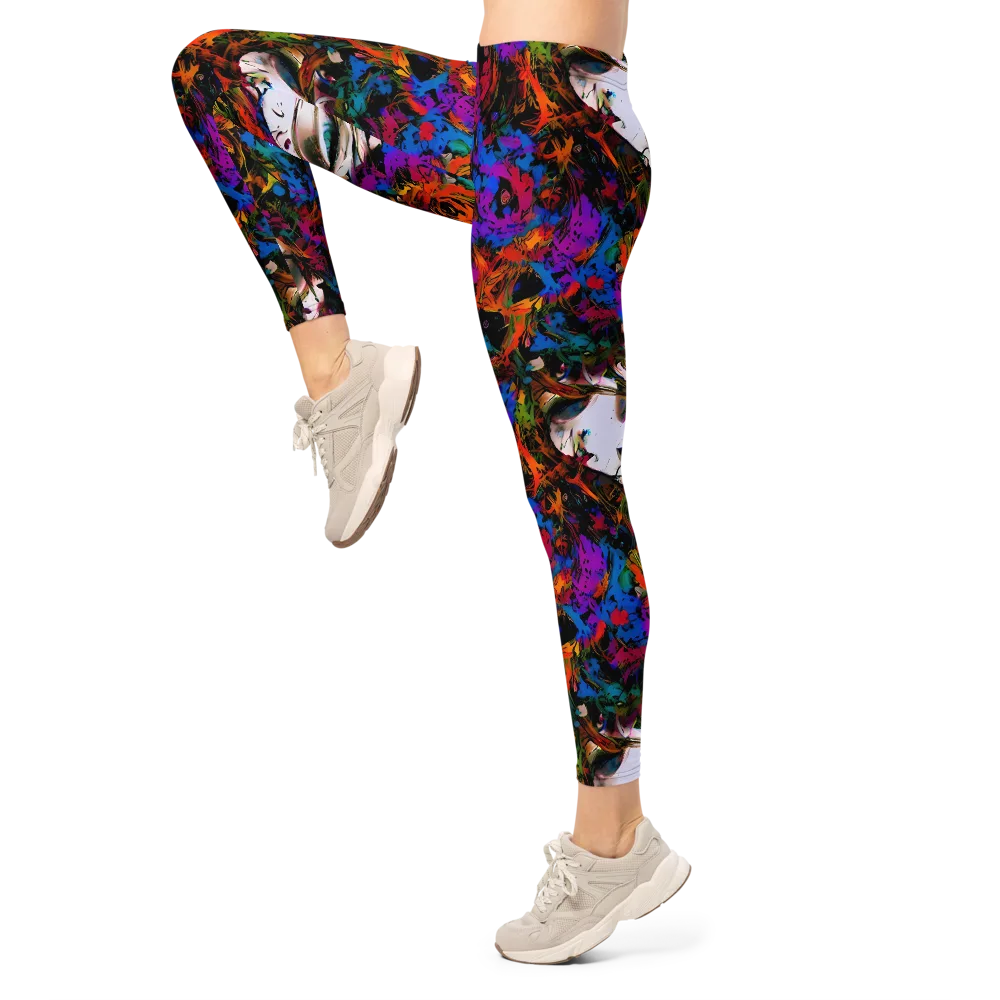 Sultry Smoke on Leggings — Left