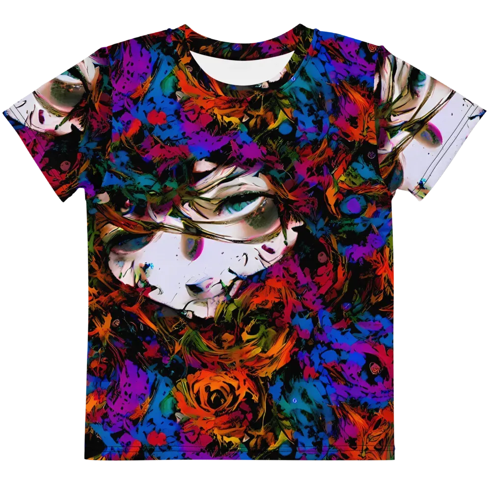 Sultry Smoke on Kids Crew Neck T-Shirt — Front