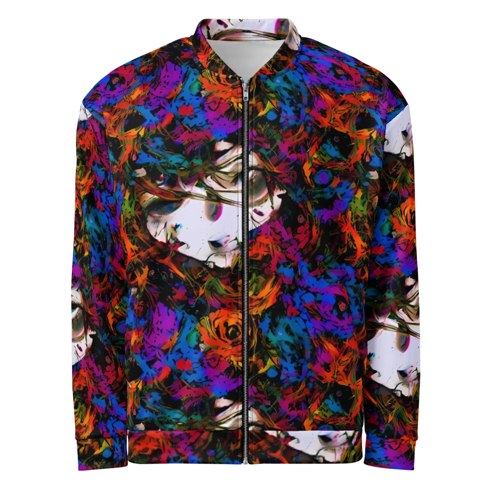 Sultry Smoke on Bomber Jacket — Front