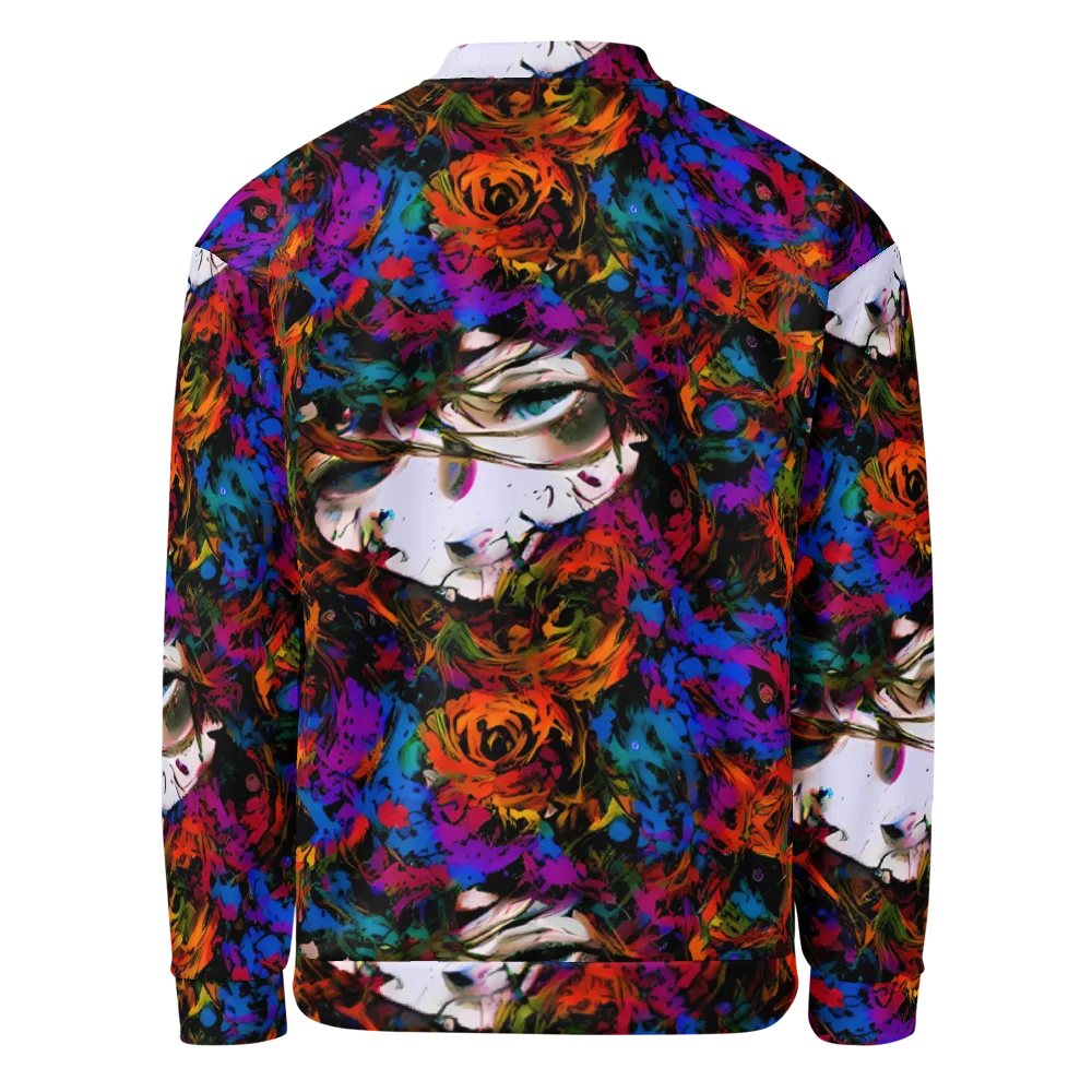 Sultry Smoke on Bomber Jacket — Back