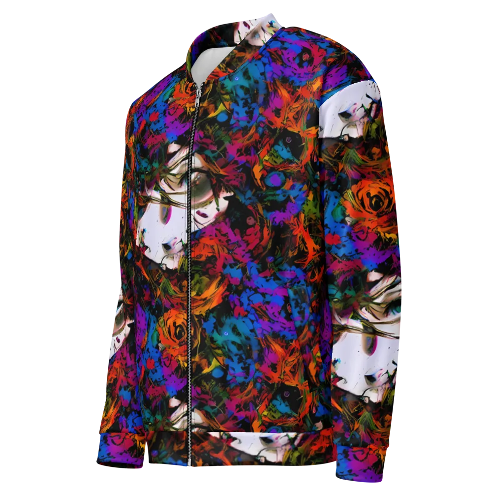 Sultry Smoke on Bomber Jacket — Left Front
