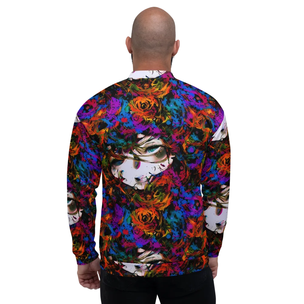 Sultry Smoke on Bomber Jacket — Back