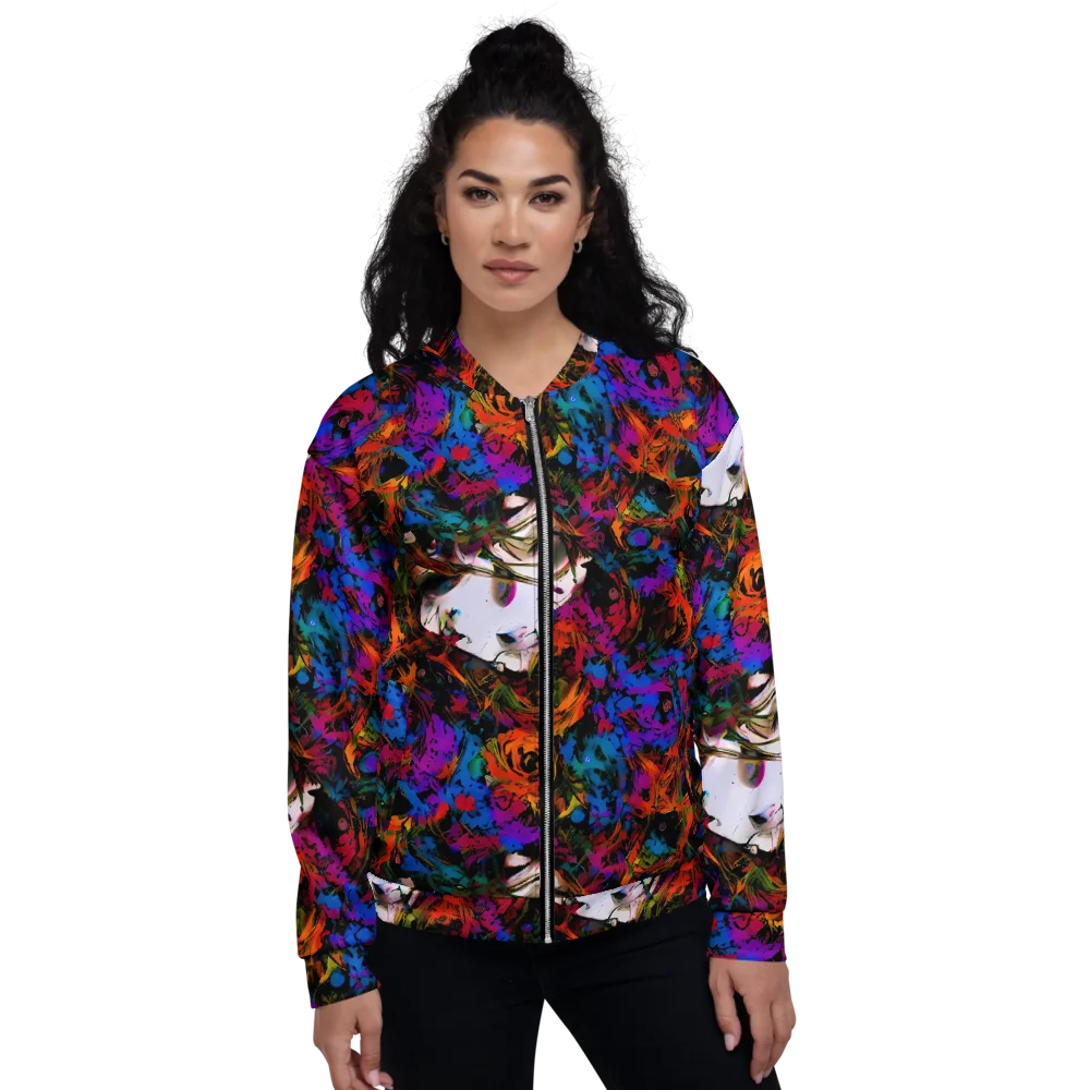 Sultry Smoke on Bomber Jacket — Front