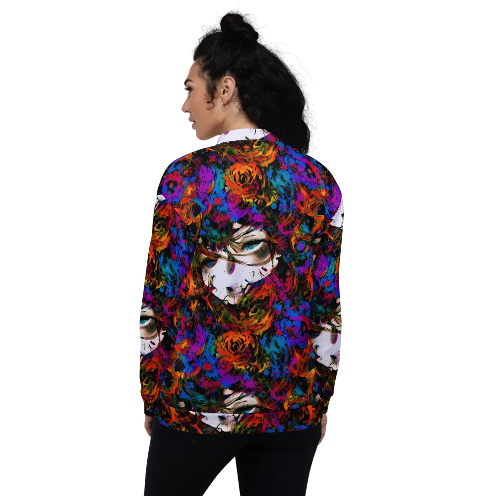 Sultry Smoke on Bomber Jacket — Back