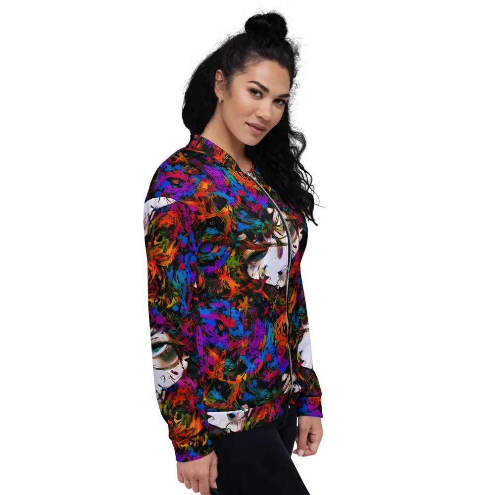 Sultry Smoke on Bomber Jacket — Right