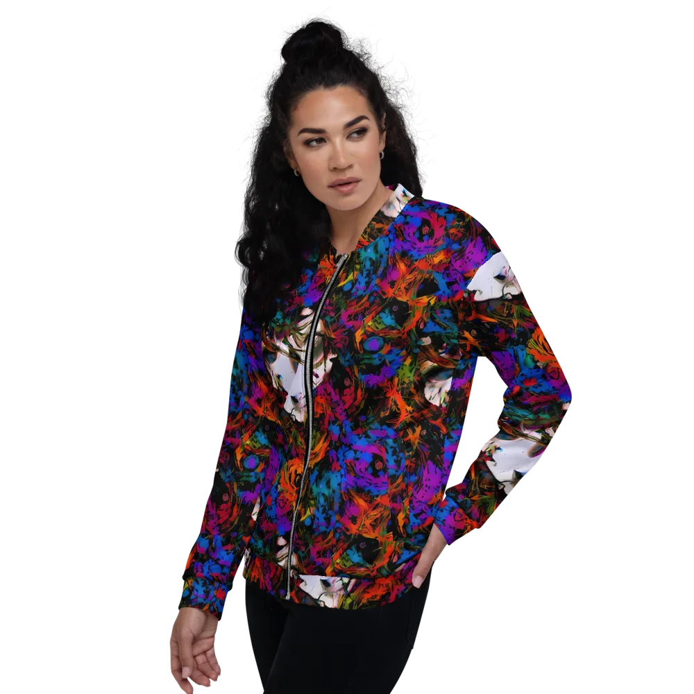 Sultry Smoke on Bomber Jacket — Left
