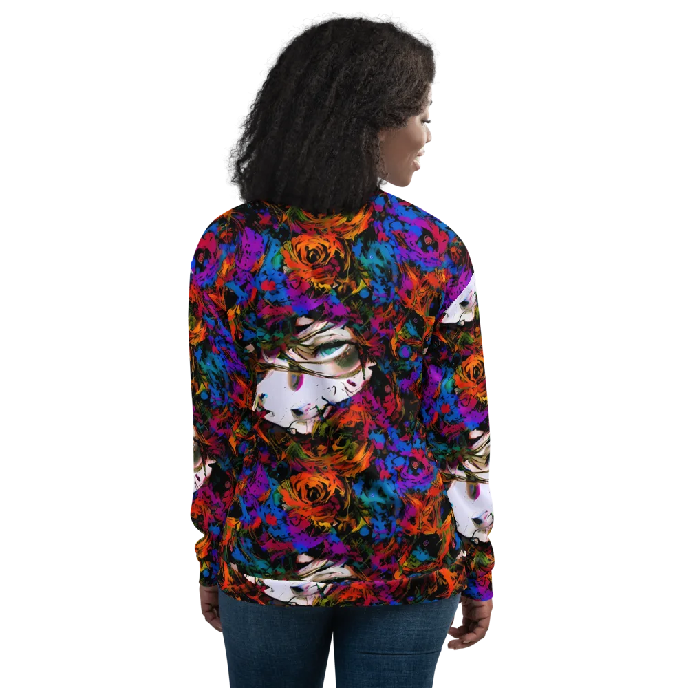Sultry Smoke on Bomber Jacket — Back