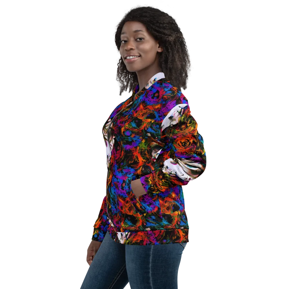 Sultry Smoke on Bomber Jacket — Left