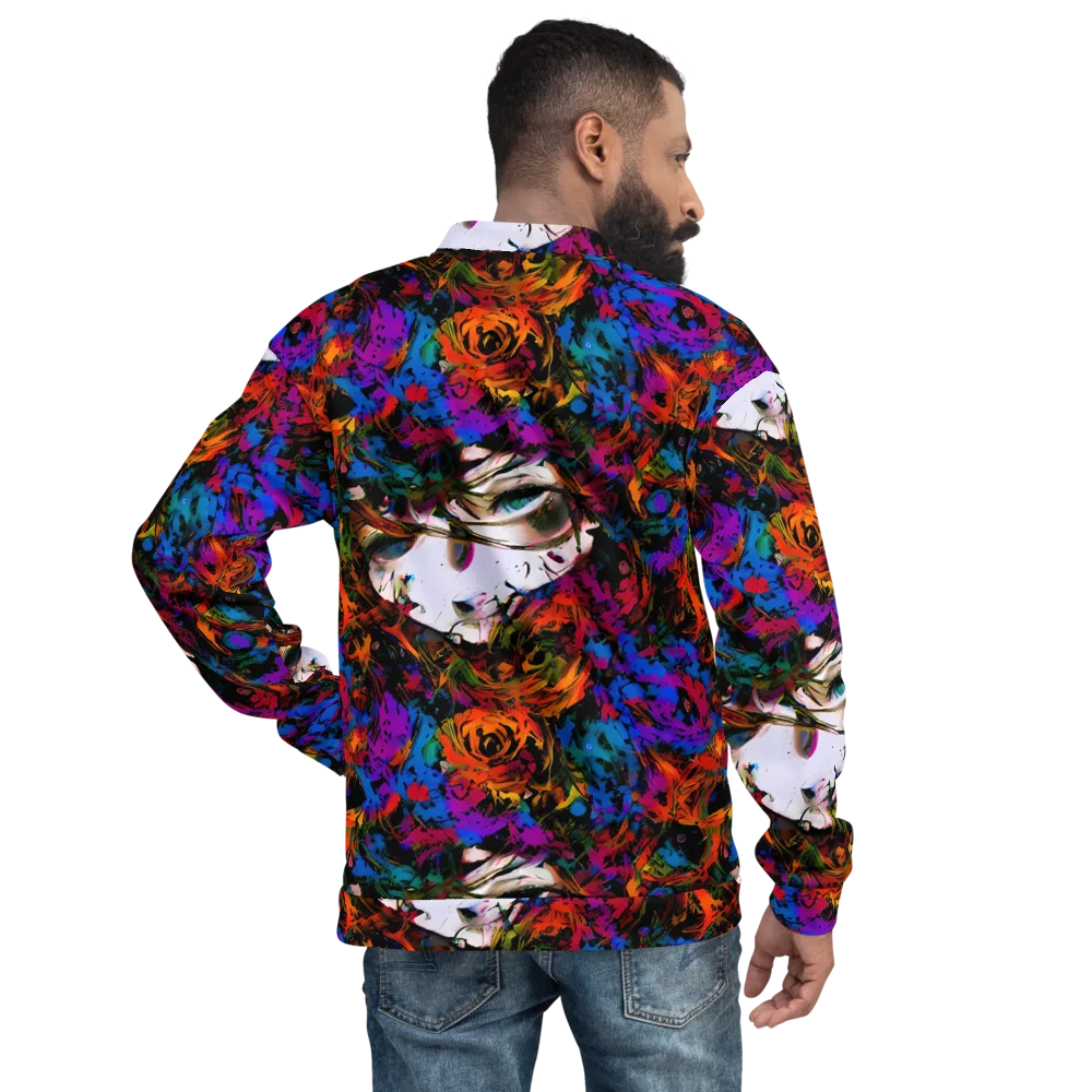 Sultry Smoke on Bomber Jacket — Back