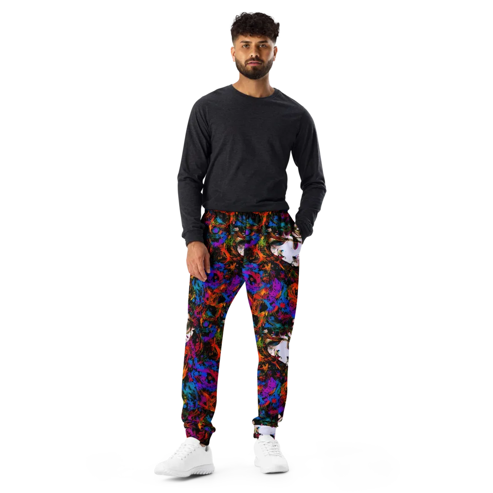 Sultry Smoke on Men's Joggers — Front