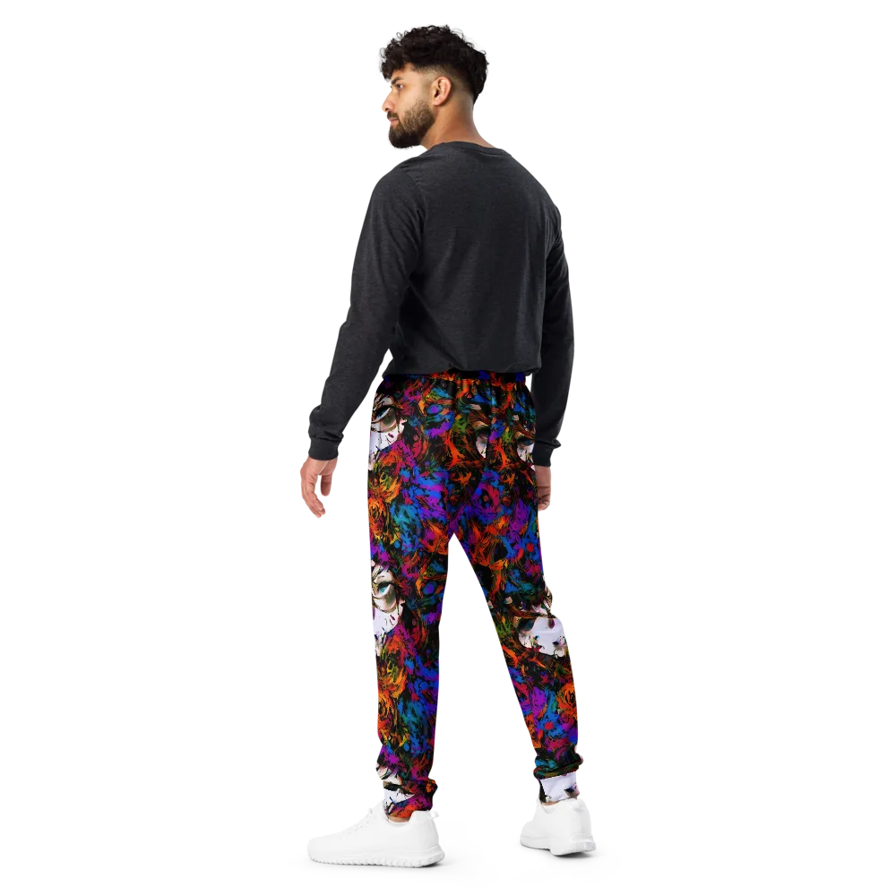 Sultry Smoke on Men's Joggers — Back
