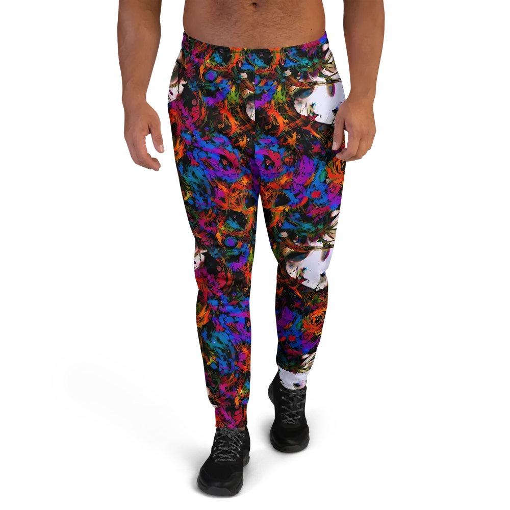 Sultry Smoke on Men's Joggers — Front