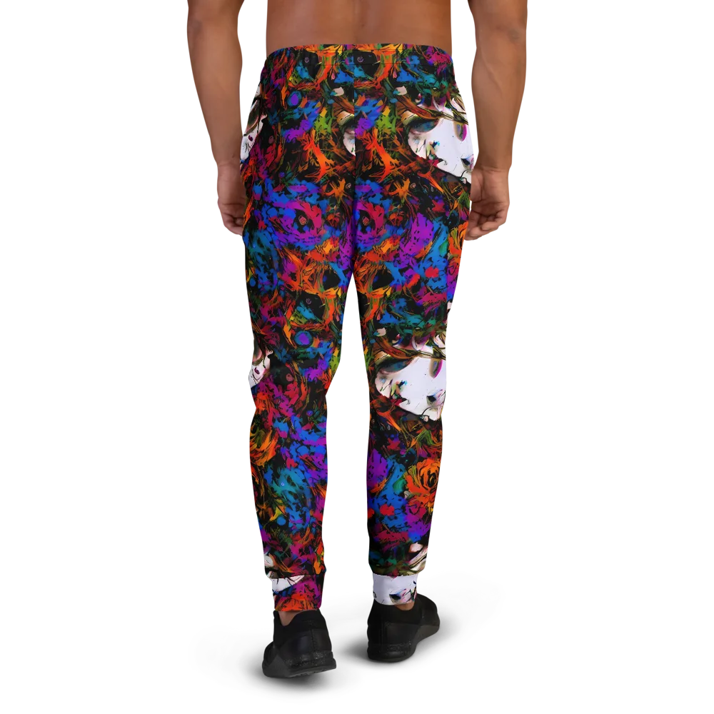 Sultry Smoke on Men's Joggers — Back