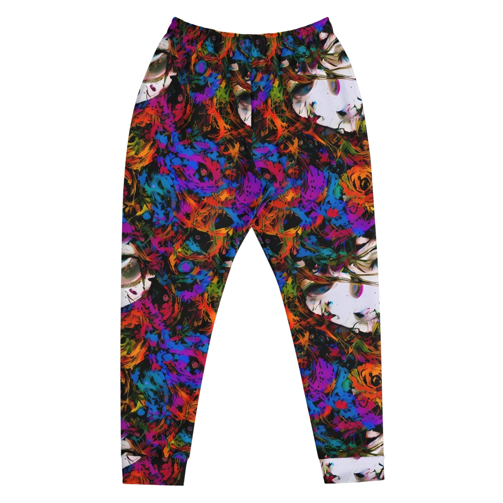 Sultry Smoke on Men's Joggers — Front