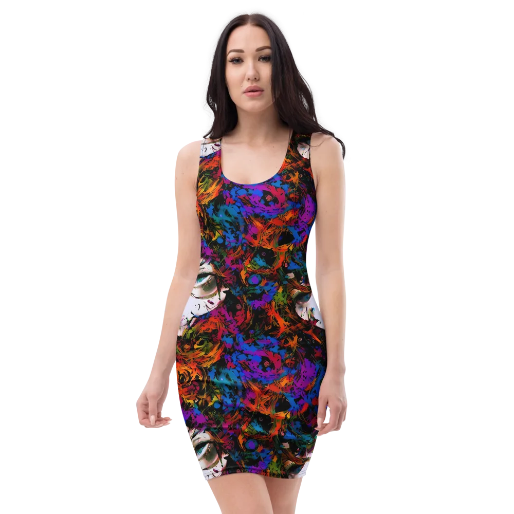 Sultry Smoke on Bodycon Dress — Front