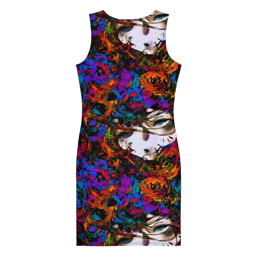 Sultry Smoke on Bodycon Dress — Back