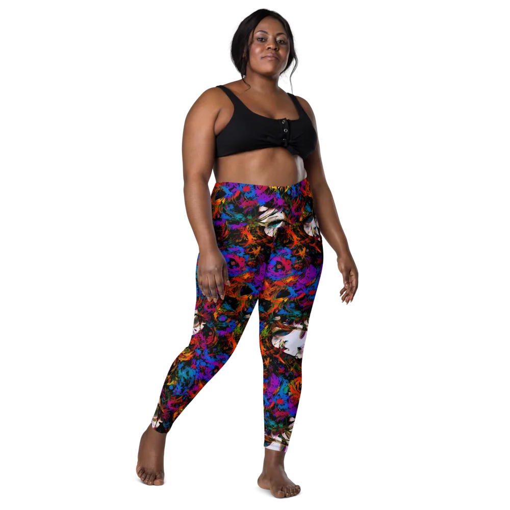 Sultry Smoke on Leggings with Pockets — Front