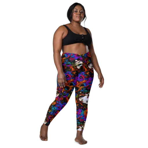 Sultry Smoke on a Leggings with Pockets